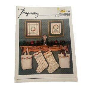 Imaginating Happy Holidays Cross Stitch Design Book 68